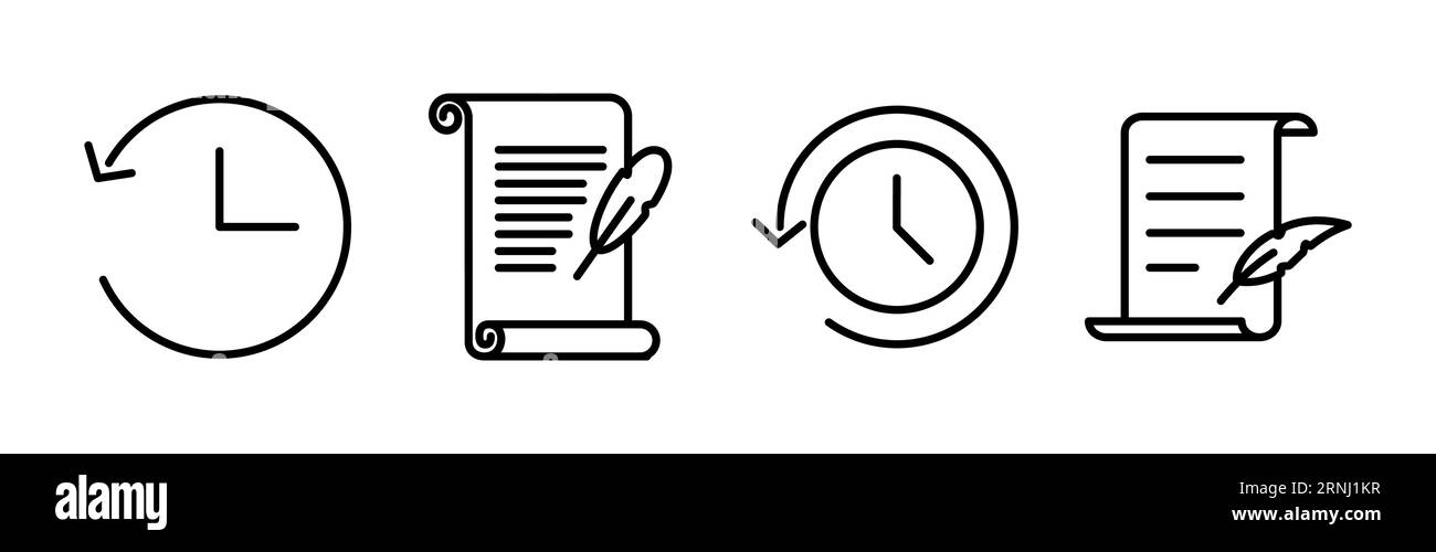 History icon vector. redo history icon Stock Vector Image & Art Alamy