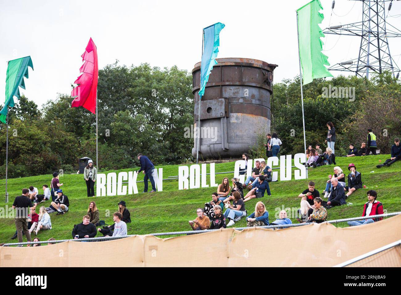 September 1, 2023: Performers entertain the crowds at the Rock N Roll