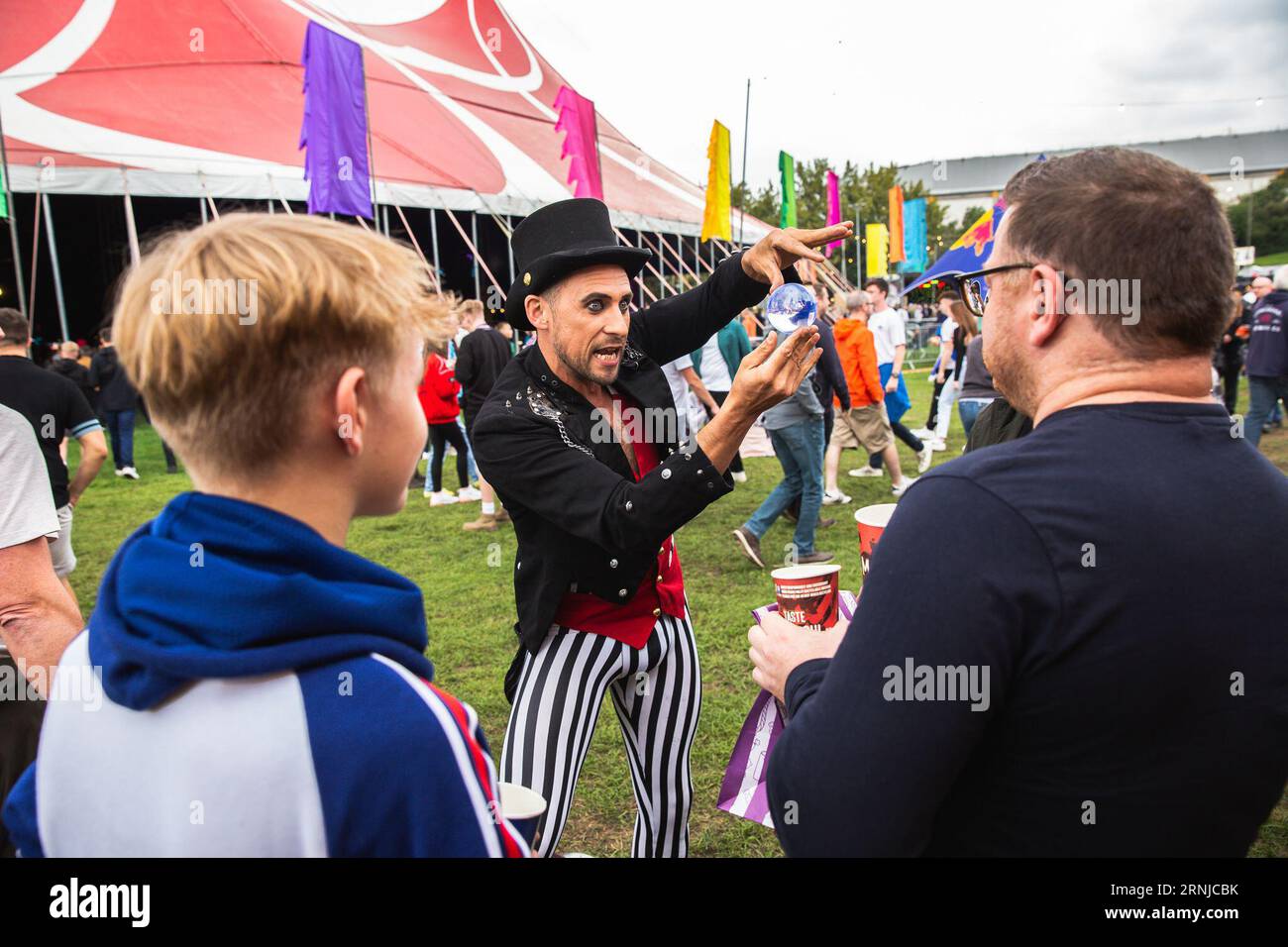 September 1, 2023: Performers entertain the crowds at the Rock N Roll