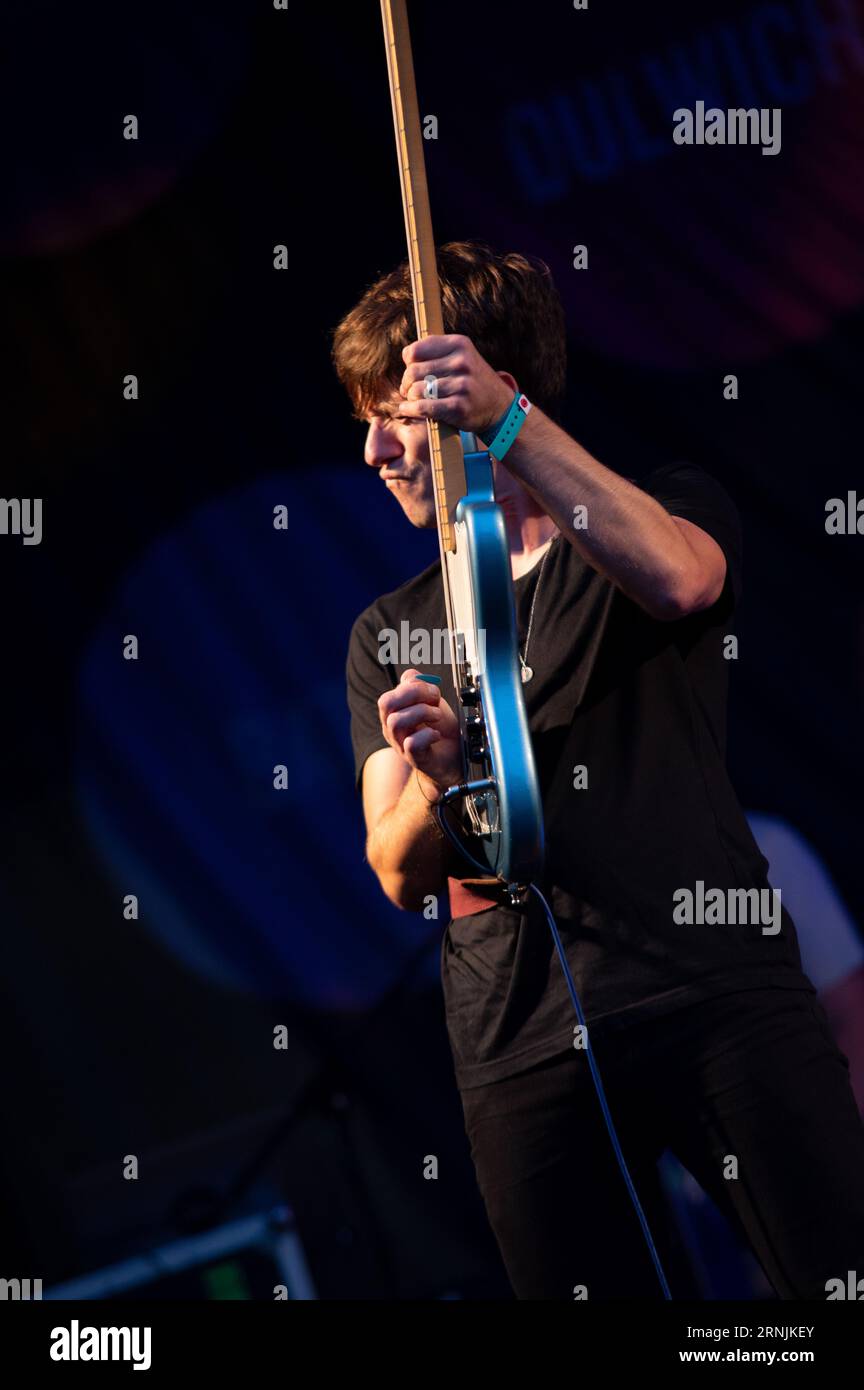 London, United Kingdom. 1st September 2023. Apollo Junction open main stage on the first day of Pub In the Park in Chiswick, West London. Cristina Massei/Alamy Live News Stock Photo