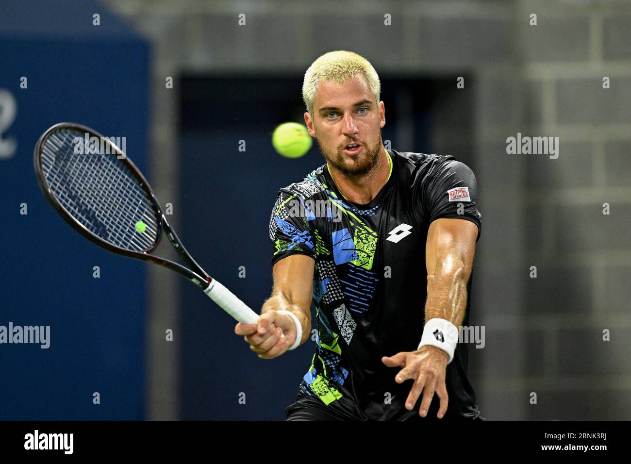 Borna Gojo in action during a men's singles match at the 2023 US Open,  Friday, Sep. 1, 2023 in Flushing, NY. (Pete Staples/USTA via AP Stock Photo  - Alamy