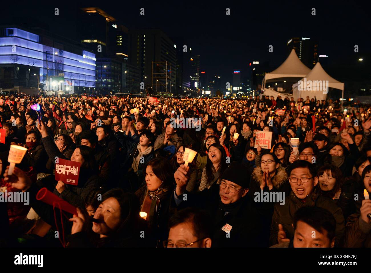 SEOUL, Demonstrators against South Korea s ousted leader Park Geun-hye ...