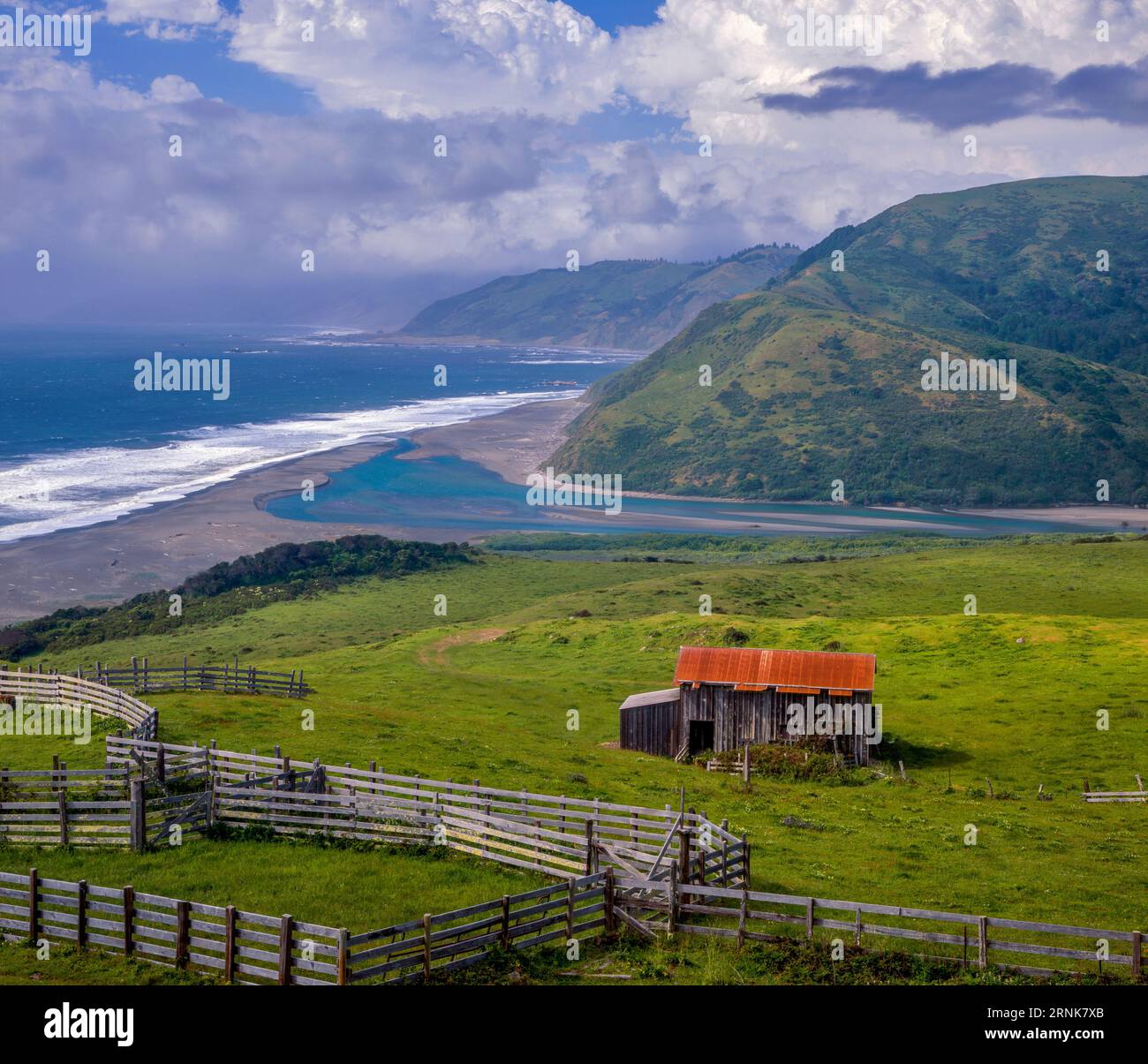 Ranch, Mattole River, King Range National Conservation Area, Lost Coast