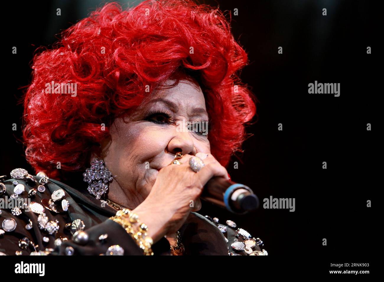 Rio de Janeiro, Rio de Janeiro, Brasil. 1st Sep, 2023. (INT) Show of 50 Years of Alcione at Vivo Rio. September 01, 2023, Rio de Janeiro, Brazil: Brazilian Singer, Alcione performed a concert celebrating 50 years of celebration at Vivo Rio at Flamengo Park in the south zone of Rio with the presence of the actor Lazaro Ramos and his wife Thais Araujo.Credit: Onofre Veras/Thenews2 (Foto: Onofre Veras/Thenews2/Zumapress) (Credit Image: © Picasa/TheNEWS2 via ZUMA Press Wire) EDITORIAL USAGE ONLY! Not for Commercial USAGE! Stock Photo