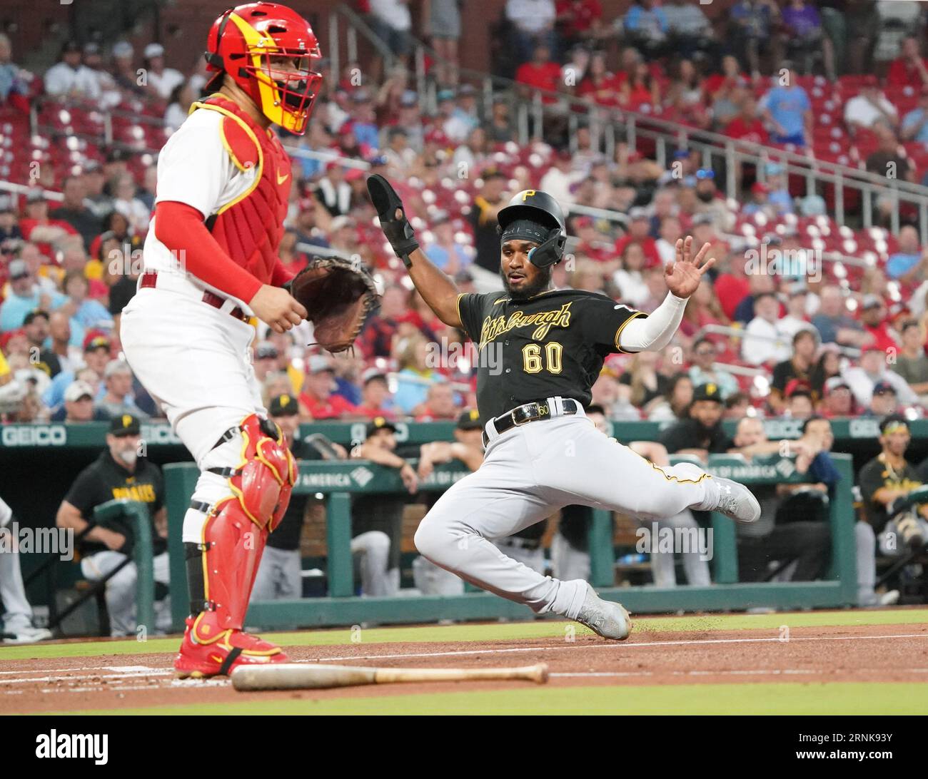 St. Louis, USA. 01st Sep, 2023. Pittsburgh Pirates Liover Peguero ...