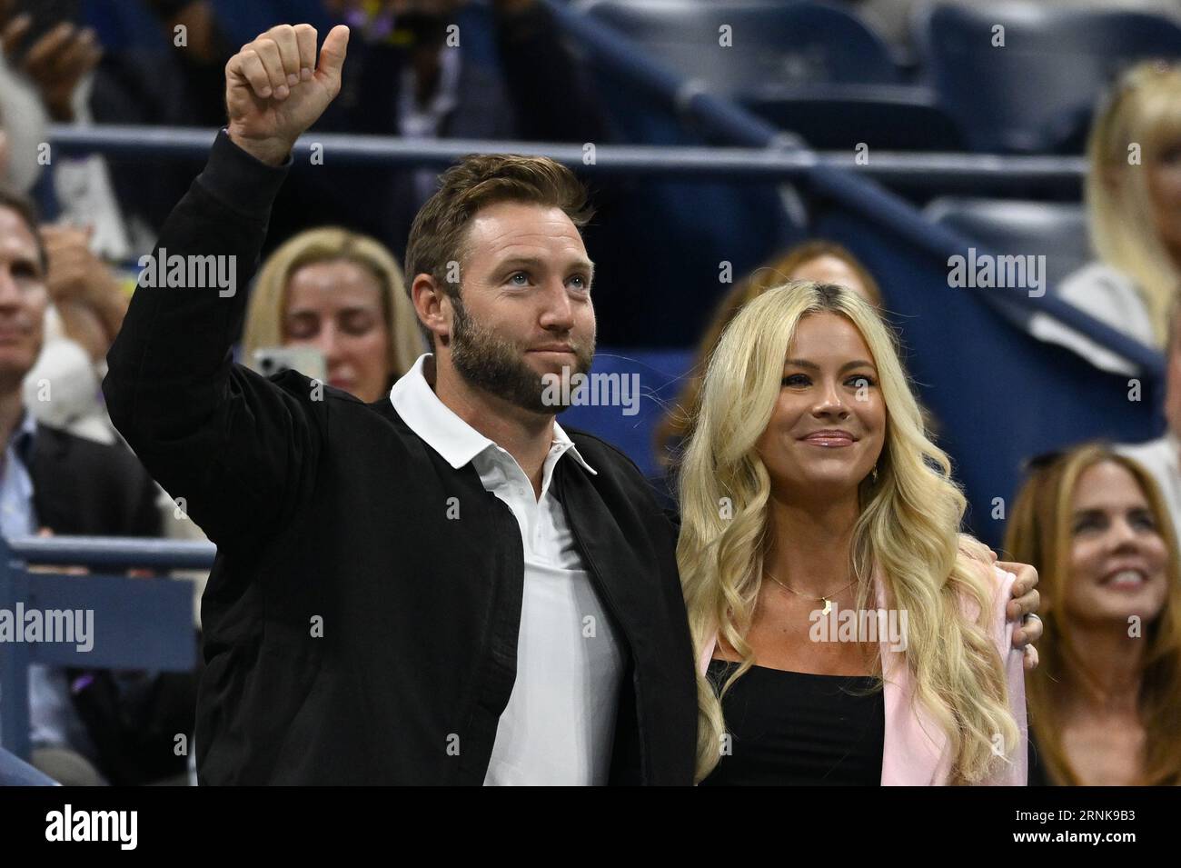 New York, USA. 01st Sep, 2023. American Tennis player Jack Sock and