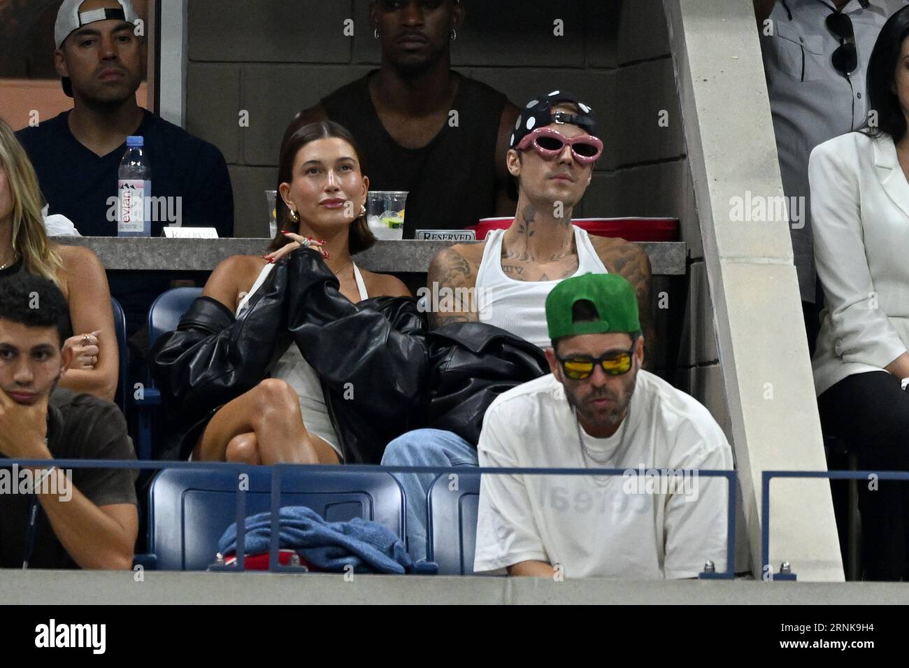 New York, USA. 01st Sep, 2023. Hailey Bieber and Canadian singer Justin