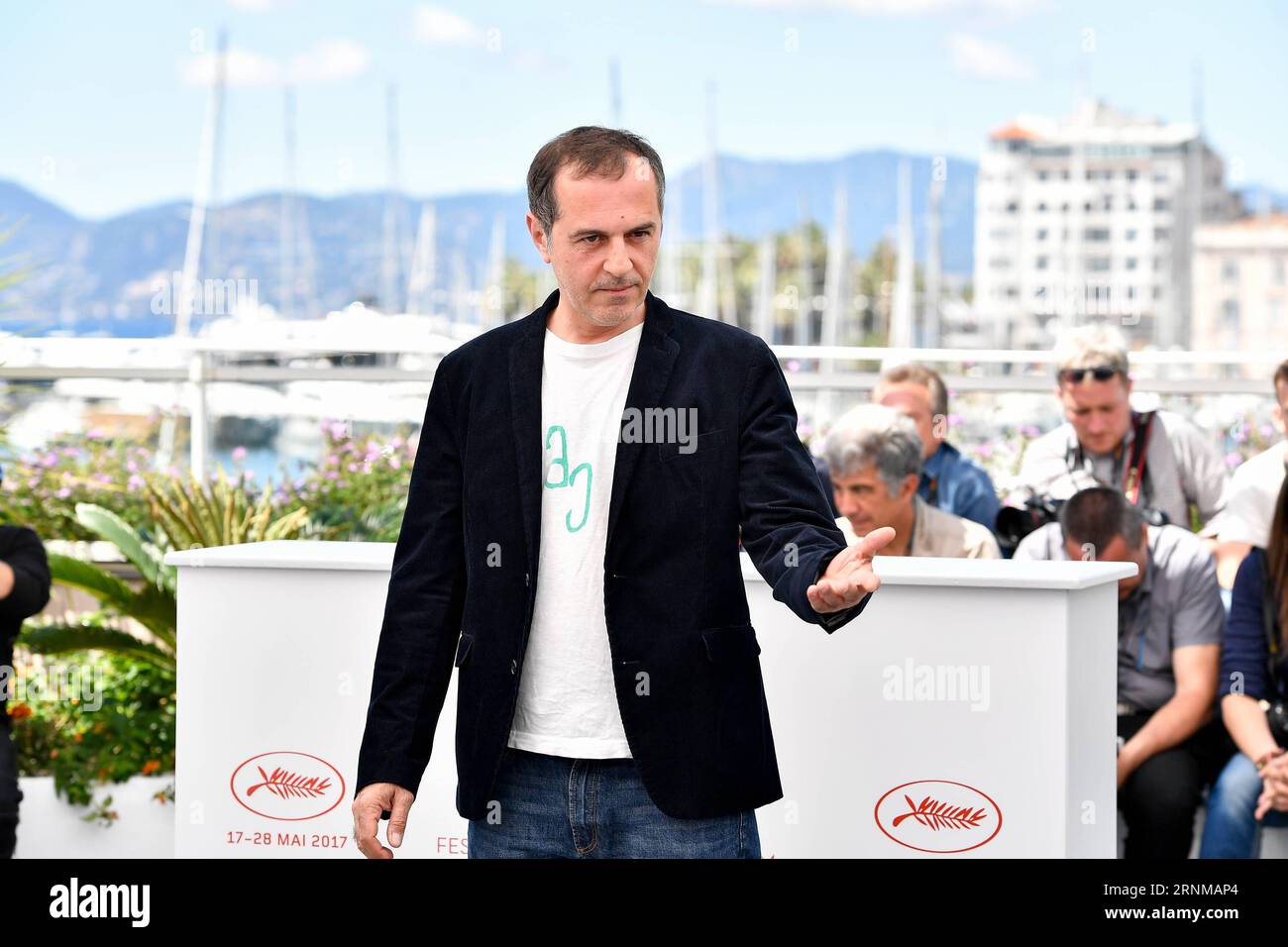 (170519) -- CANNES, May 19, 2017 -- Actor Merab Ninidze of the film Jupiter s Moon poses for a photocall in Cannes, France, on May 19, 2017. The film Jupiter s Moon directed by Hungarian director Kornel Mundruczo will compete for the Palme d Or on the 70th Cannes Film Festival. )(gl) FRANCE-CANNES-70TH CANNES FILM FESTIVAL-IN COMPETITION-JUPITER S MOON-PHOTOCALL ChenxYichen PUBLICATIONxNOTxINxCHN   Cannes May 19 2017 Actor Merab Ninidze of The Film Jupiter S Moon Poses for a photo call in Cannes France ON May 19 2017 The Film Jupiter S Moon Directed by Hungarian Director Kornel Mundruczo will Stock Photo
