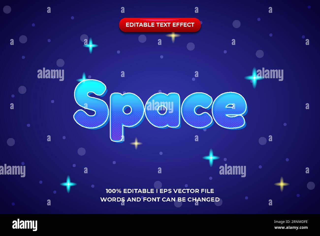 Space font Stock Vector Images - Alamy