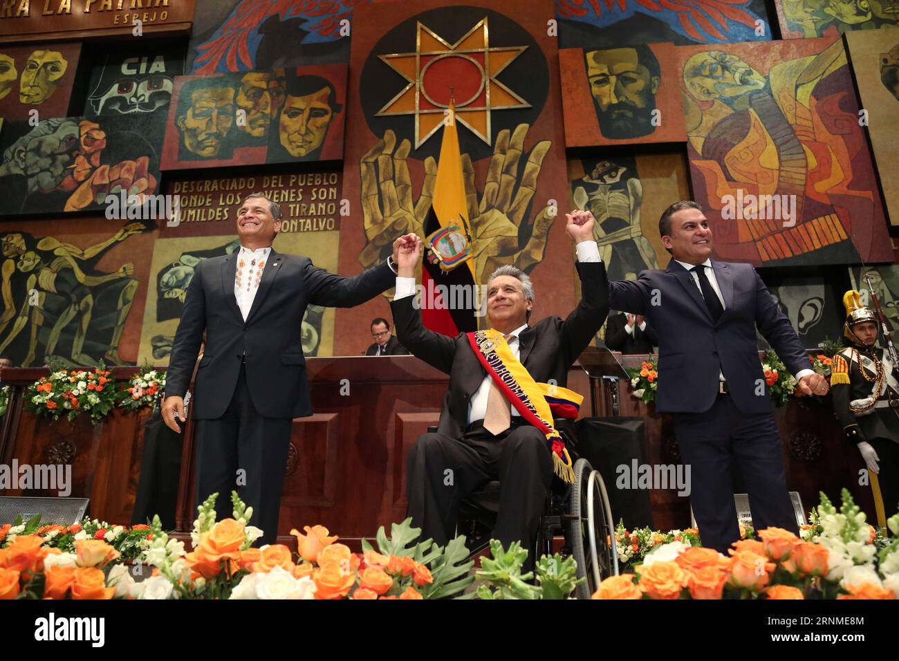 (170524) QUITO, May 24, 2017 Photo provided by shows Lenin Moreno