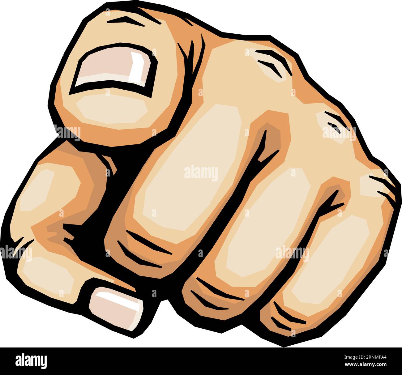 Pointing finger in pop art style. Male hand for poster Stock Vector ...