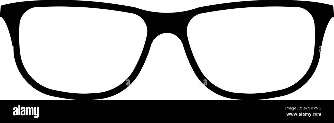 Eyeglasses black icon. Optical glasses. Sunglasses frame Stock Vector ...