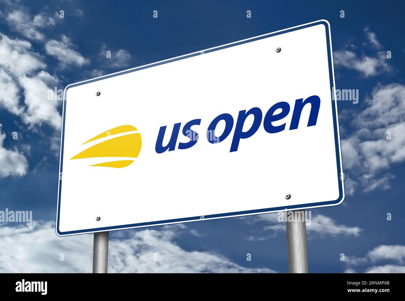 US Open Tennis Championships logo Stock Photo