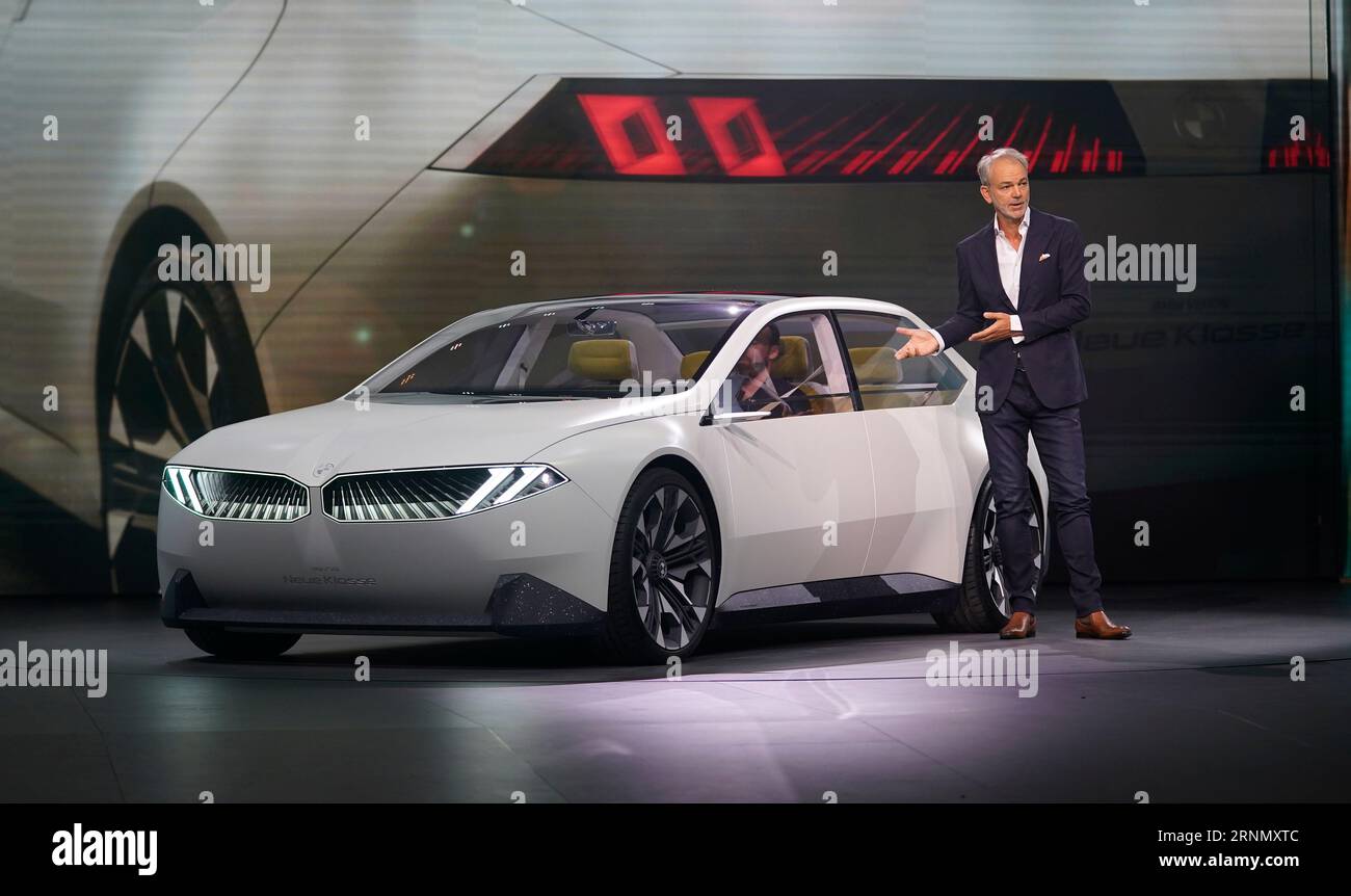 Munich, Germany. 02nd Sep, 2023. Adrian van Hooydonk, Head of BMW Group ...