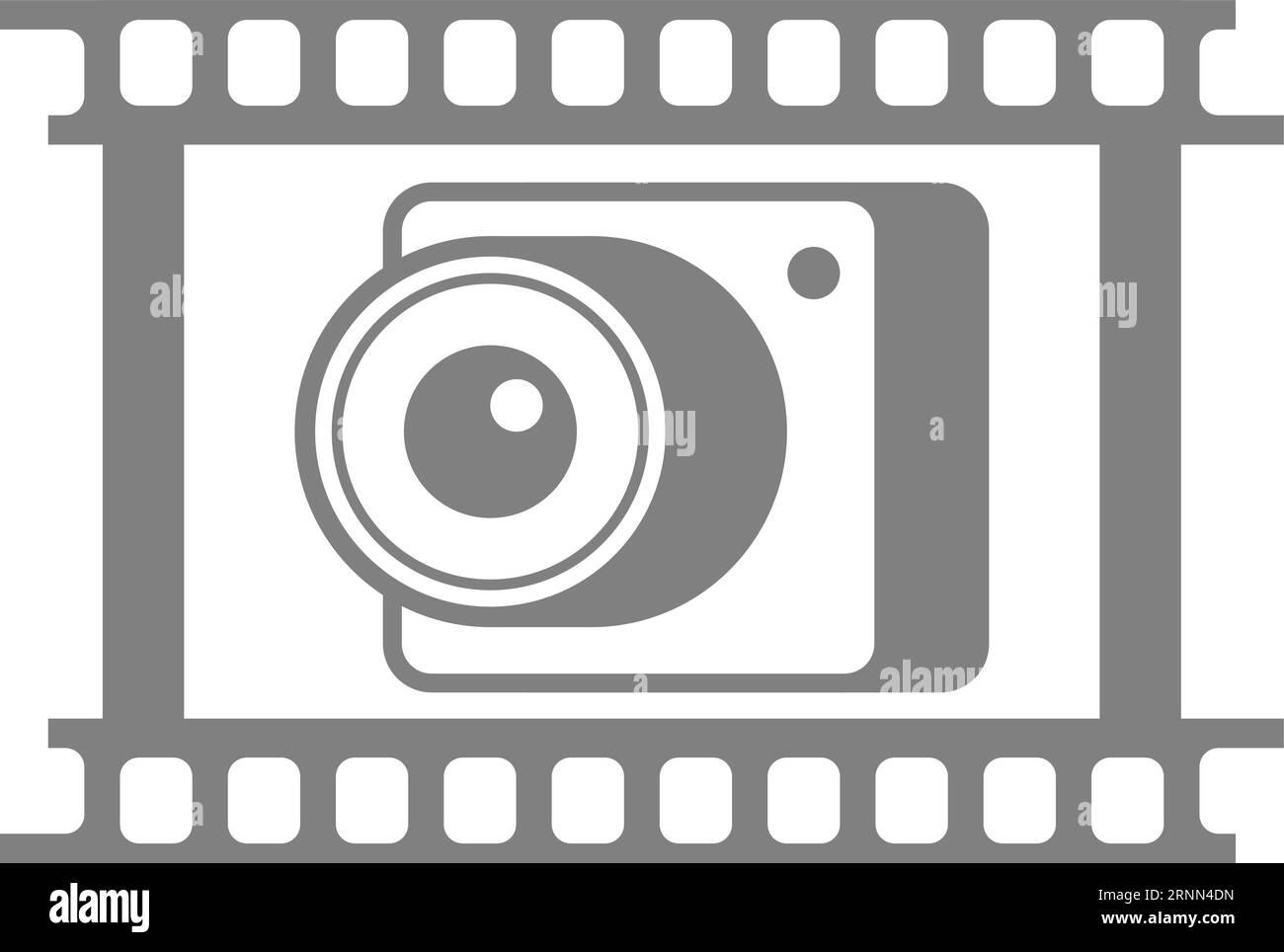 Photo camera inside film frame Stock Vector Image & Art Alamy