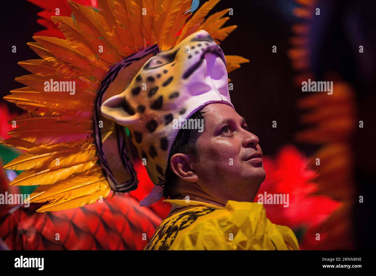 (170701) -- PARINTINS, July 1, 2017 -- An actor of Garantido team