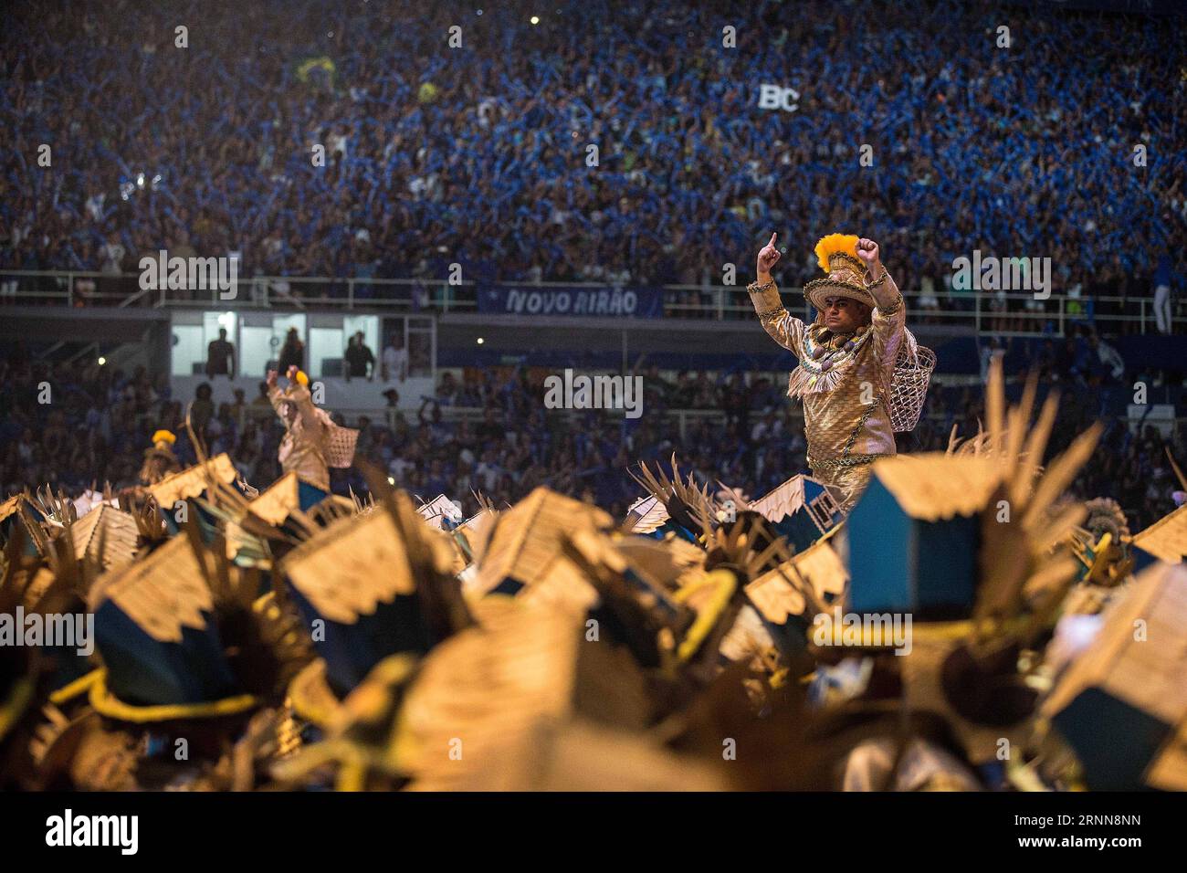 (170701) -- PARINTINS, July 1, 2017 -- Actors of Caprichoso team