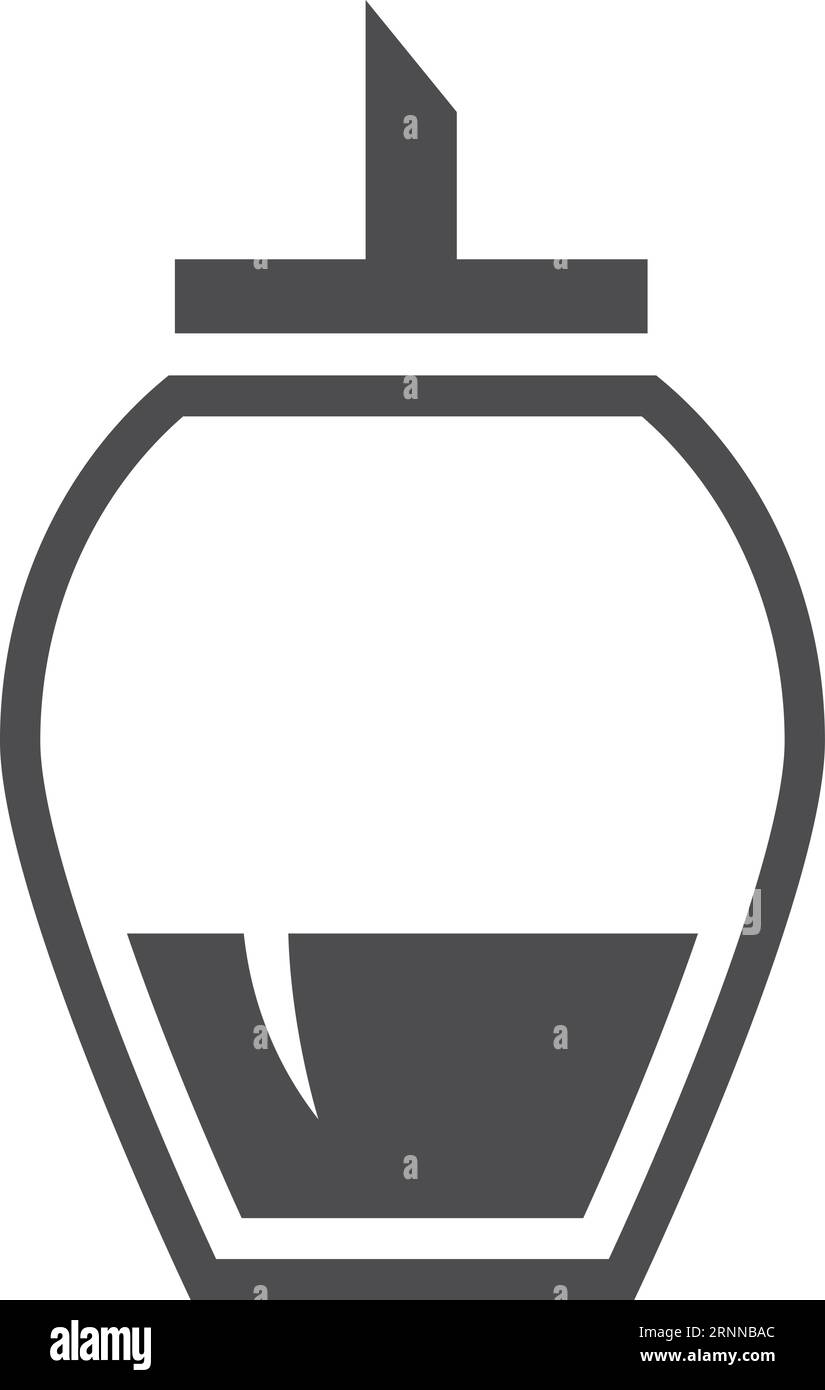 Sugar dispenser icon. Sweetener glass shaker symbol Stock Vector