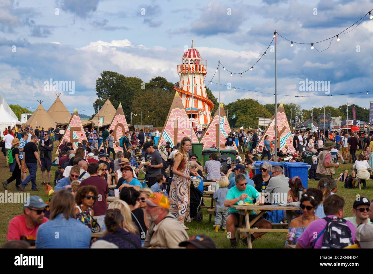 Dorset, UK. Friday, 1 September, 2023. General views at the 2023 edition of the End of the Road festival at Larmer Tree Gardens in Dorset. Photo date: Friday, September 1, 2023. Photo credit should read: Richard Gray/Alamy Live News Stock Photo