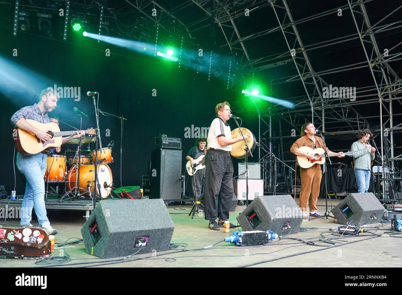 Dorset, UK. Friday, 1 September, 2023. The Marywallopers performing at the 2023 edition of the End of the Road festival at Larmer Tree Gardens in Dorset. Photo date: Friday, September 1, 2023. Photo credit should read: Richard Gray/Alamy Live News Stock Photo