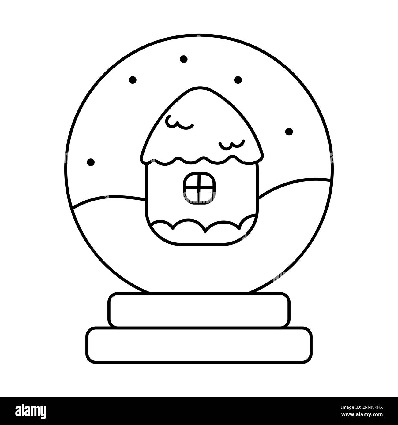 Snowball glass Black and White Stock Photos & Images Alamy