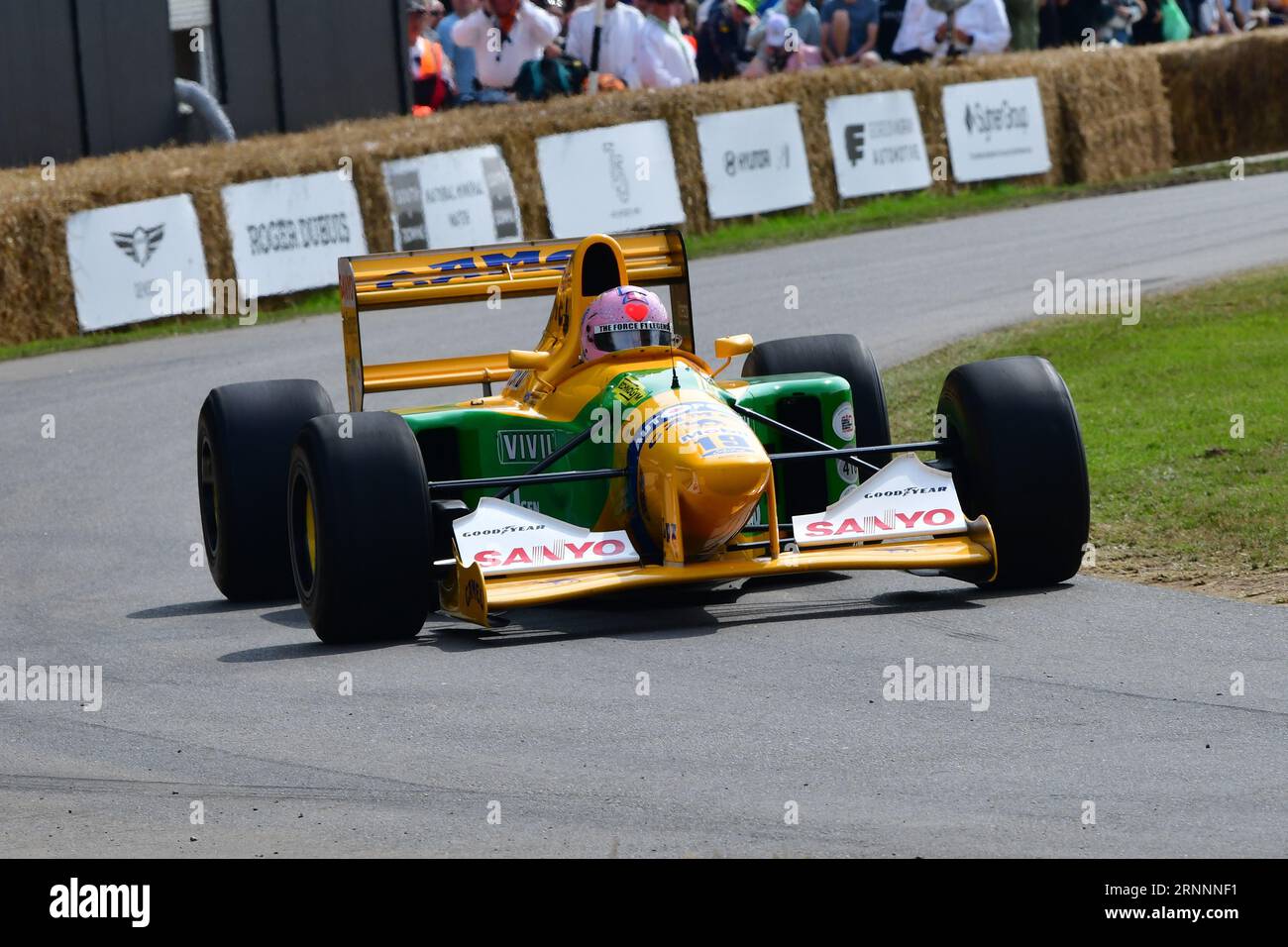 Lorina McLaughlin, Benetton-Ford B192, 30 years of the Festival of Speed, a selection of some of the finest cars and bikes from all motoring categorie Stock Photo