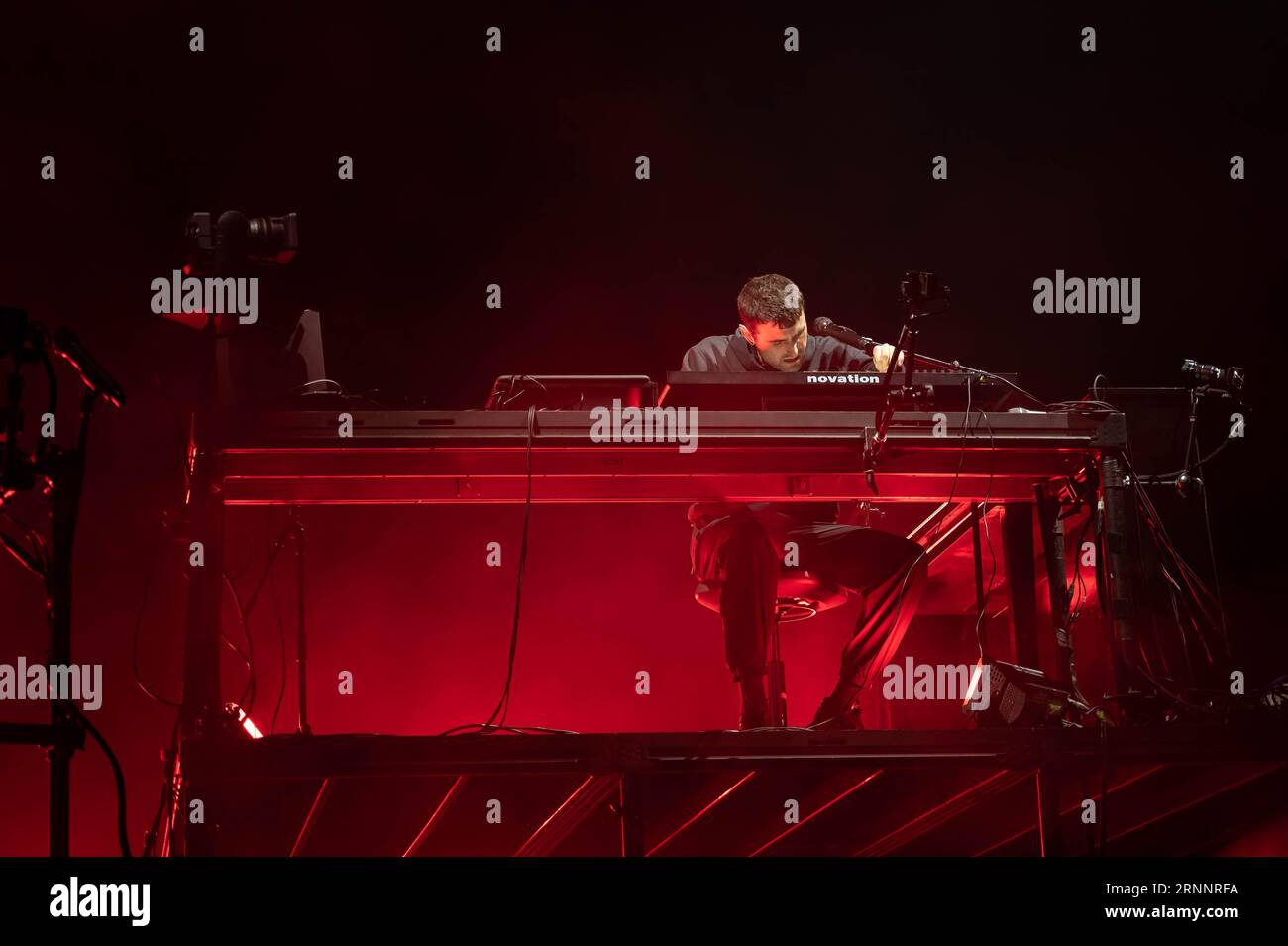 Photographs of Fred Again performing at Connect Festival 2023 at the