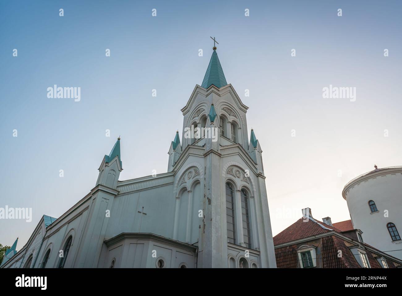 Our Lady of Sorrows Church - Riga, Latvia Stock Photo