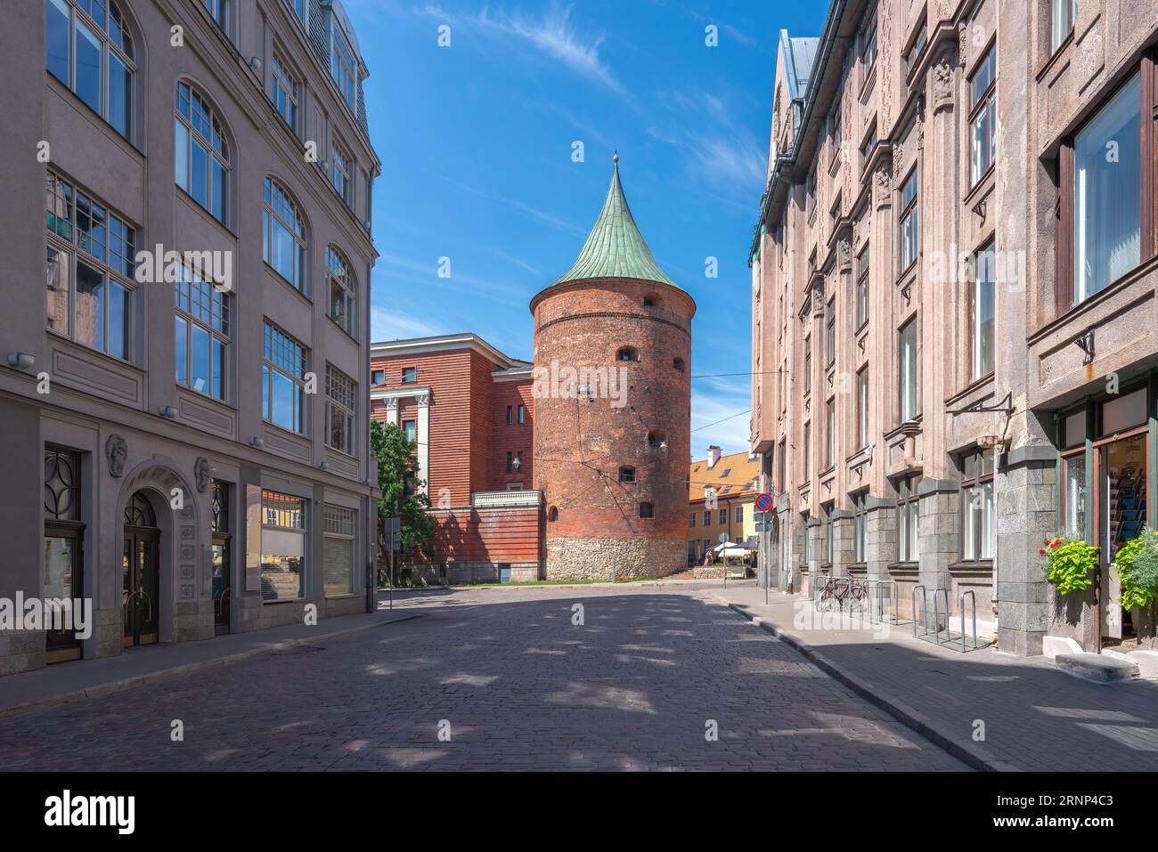 Powder Tower - Riga, Latvia Stock Photo