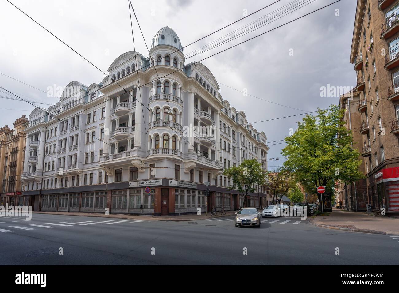 Corner House - Occupation Museum - former KGB headquarters - Riga, Latvia Stock Photo