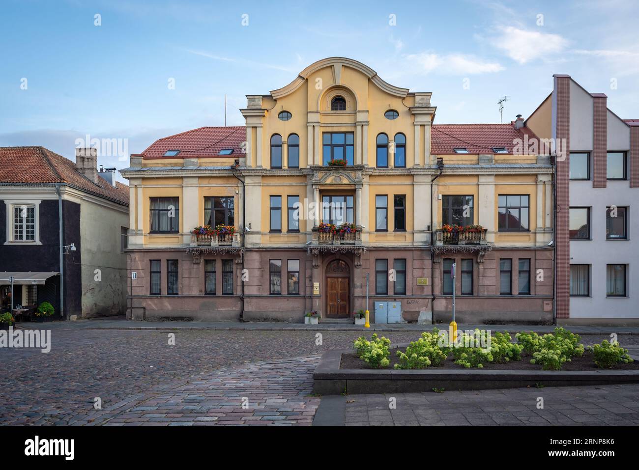 Notary Office Building at Town Hall Square - Kaunas, Lithuania Stock Photo