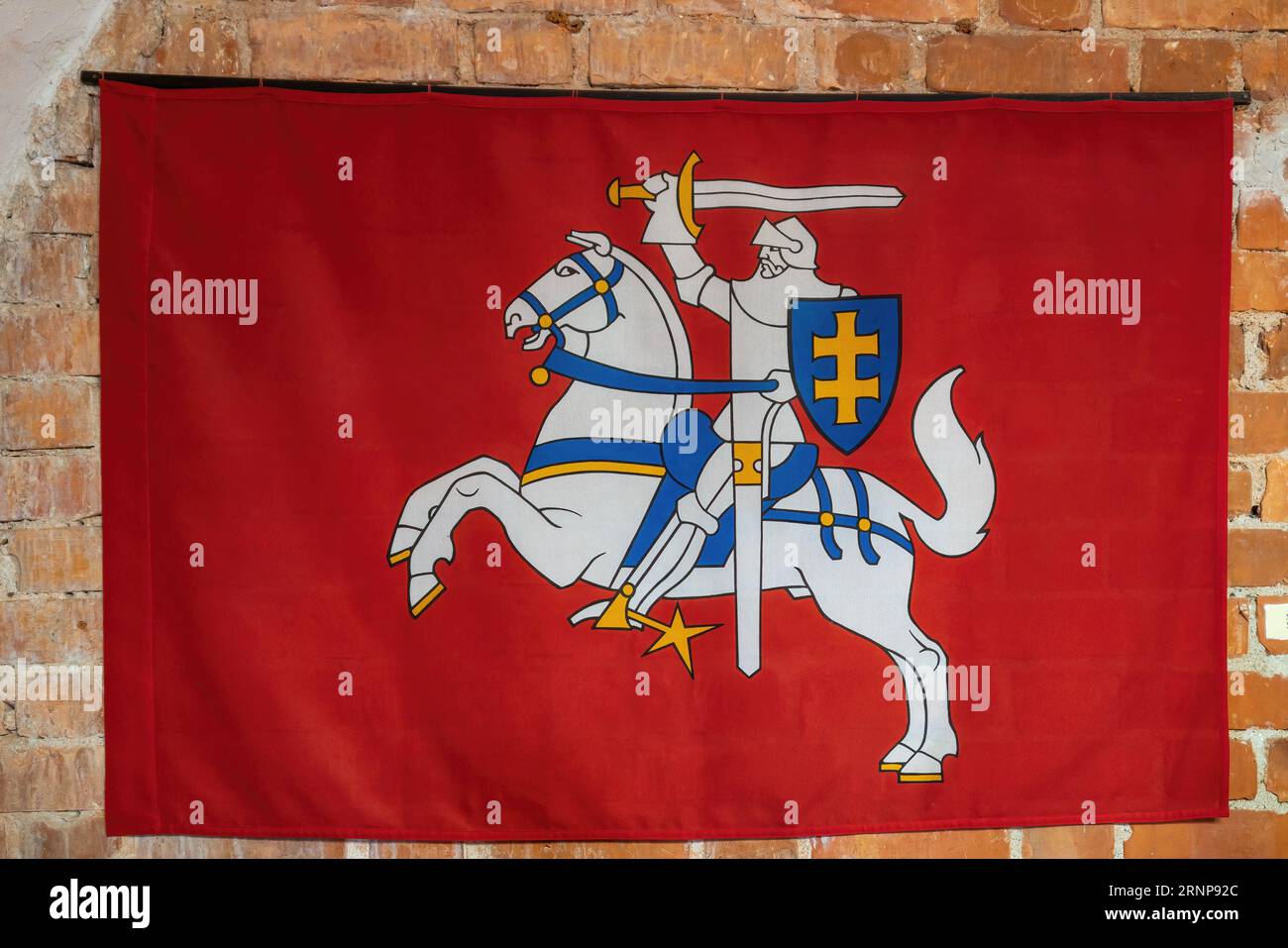 Historical National (armorial) Flag of Lithuania Stock Photo Alamy