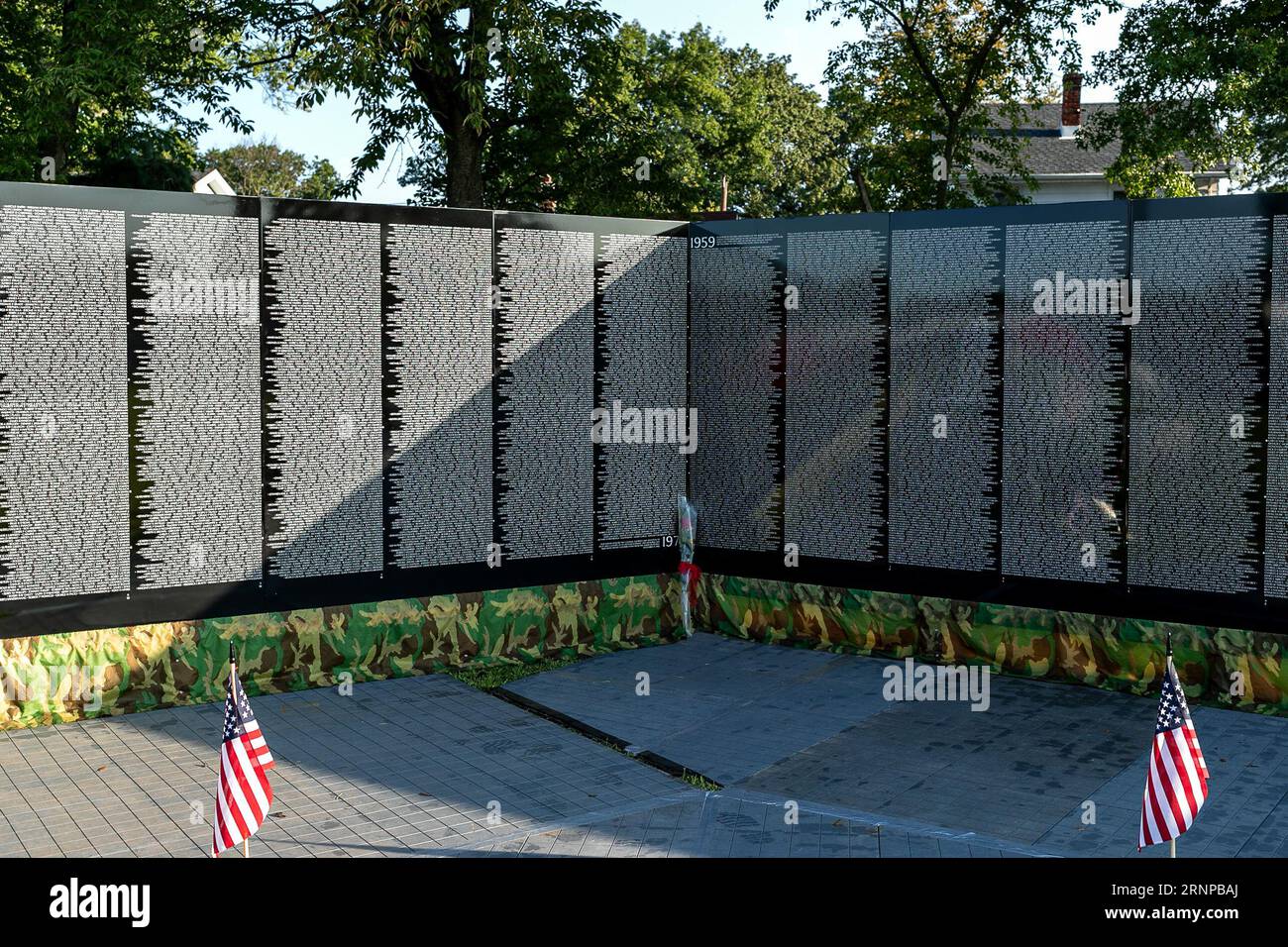 Bergenfield, NJ, USA. 2 September, 2023. The Vietnam Veterans Memorial