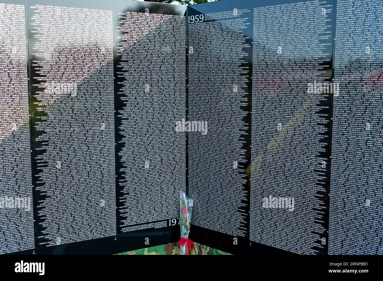 Bergenfield, NJ, USA. 2 September, 2023. The Vietnam Veterans Memorial