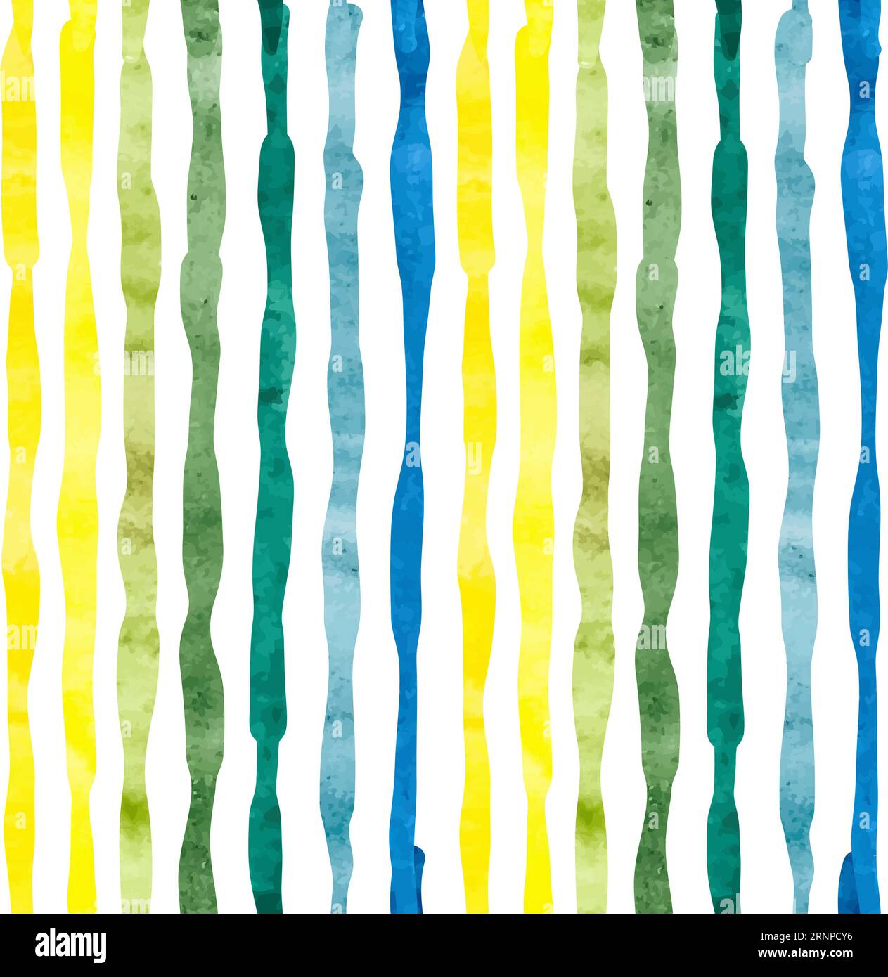 Watercolor striped background. Vertical stripes on white. Seamless
