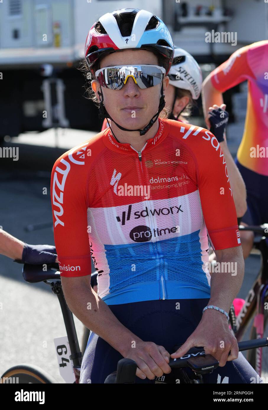 Plouay, France. 02nd Sep, 2023. Christine Majerus of Team SD Worx during the Classic Lorient Agglomération - Trophée Ceratizit, UCI Women's World Tour cycling race on September 2, 2023 in Plouay, France. Photo by Laurent Lairys/ABACAPRESS.COM Credit: Abaca Press/Alamy Live News Stock Photo