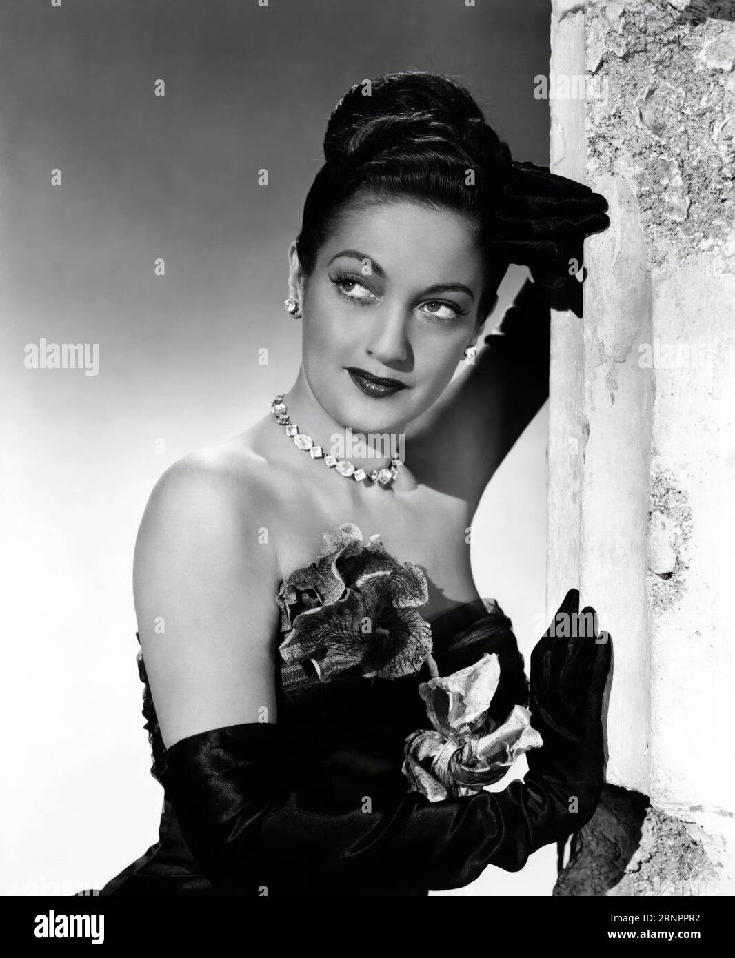 DOROTHY LAMOUR in SLIGHTLY FRENCH (1949), directed by DOUGLAS SIRK