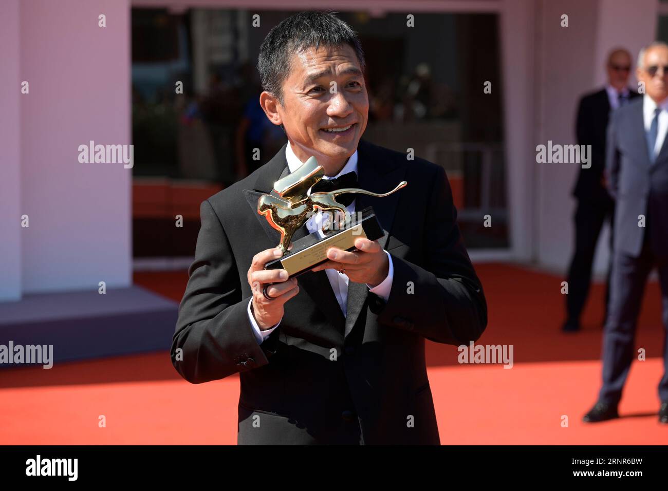 Venice Lido, Italy. 02nd Sep, 2023. Tony Leung Chiu Wai attends the red carpet for the Golden Lion For Lifetime Achievement & the movie The Lion's Share: A History Of The Mostra. Credit: SOPA Images Limited/Alamy Live News Stock Photo