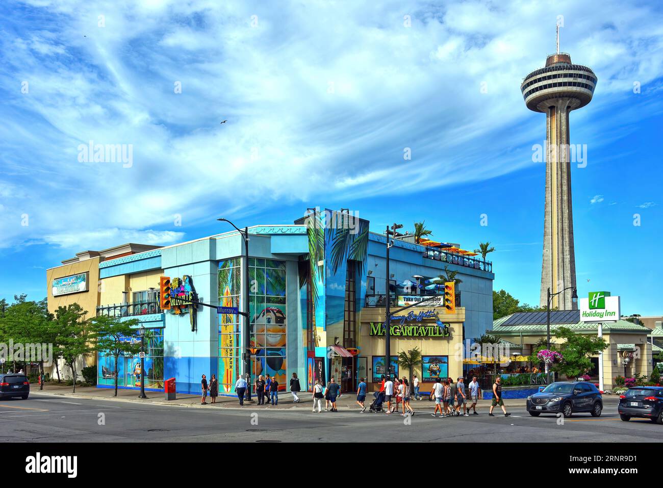 Niagara Falls, Canada - August 13, 2022:  Margaritaville restaurant and bar on Fallsview Blvd is one of a popular chain of casual dining restaurants o Stock Photo