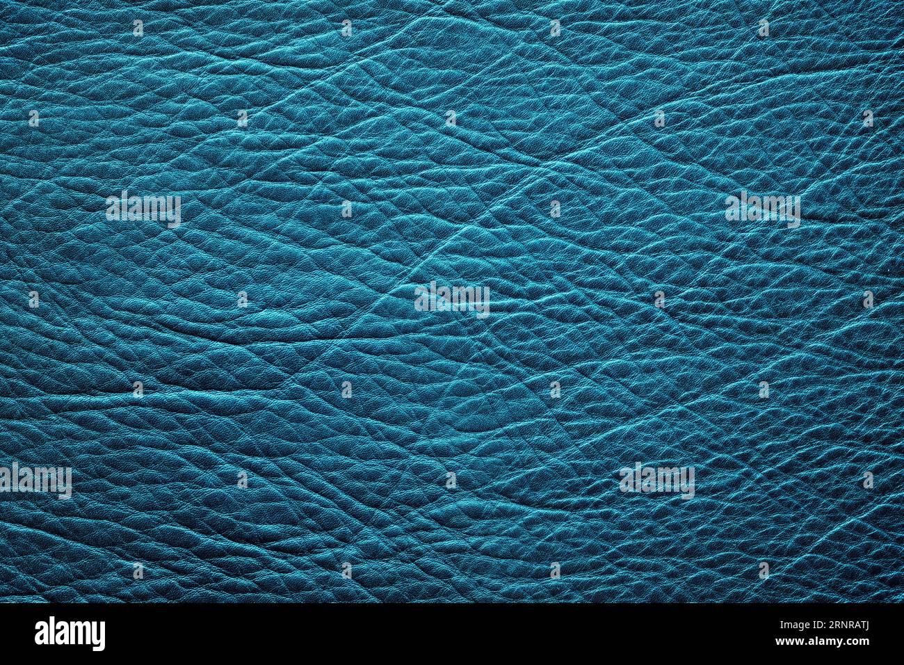 blue leather texture. abstract empty background for design Stock Photo