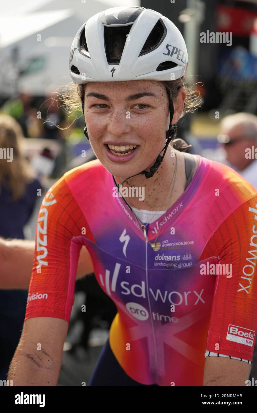 Plouay, France. 02nd Sep, 2023. BREDEWOLD Mischa of Team SD Worx during the Classic Lorient Agglomération - Trophée Ceratizit, UCI Women's World Tour cycling race on September 2, 2023 in Plouay, France. Photo by Laurent Lairys/ABACAPRESS.COM Credit: Abaca Press/Alamy Live News Stock Photo
