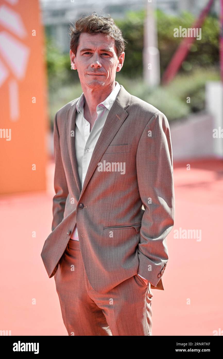 Deauville, France. 02nd Sep, 2023. Loic Corbery attending the screening of Icon Of French Cinema during the 49th Deauville American Film Festival in Deauville, France on September 2, 2023. Photo by Julien Reynaud/APS-Medias/ABACAPRESS.COM Credit: Abaca Press/Alamy Live News Stock Photo