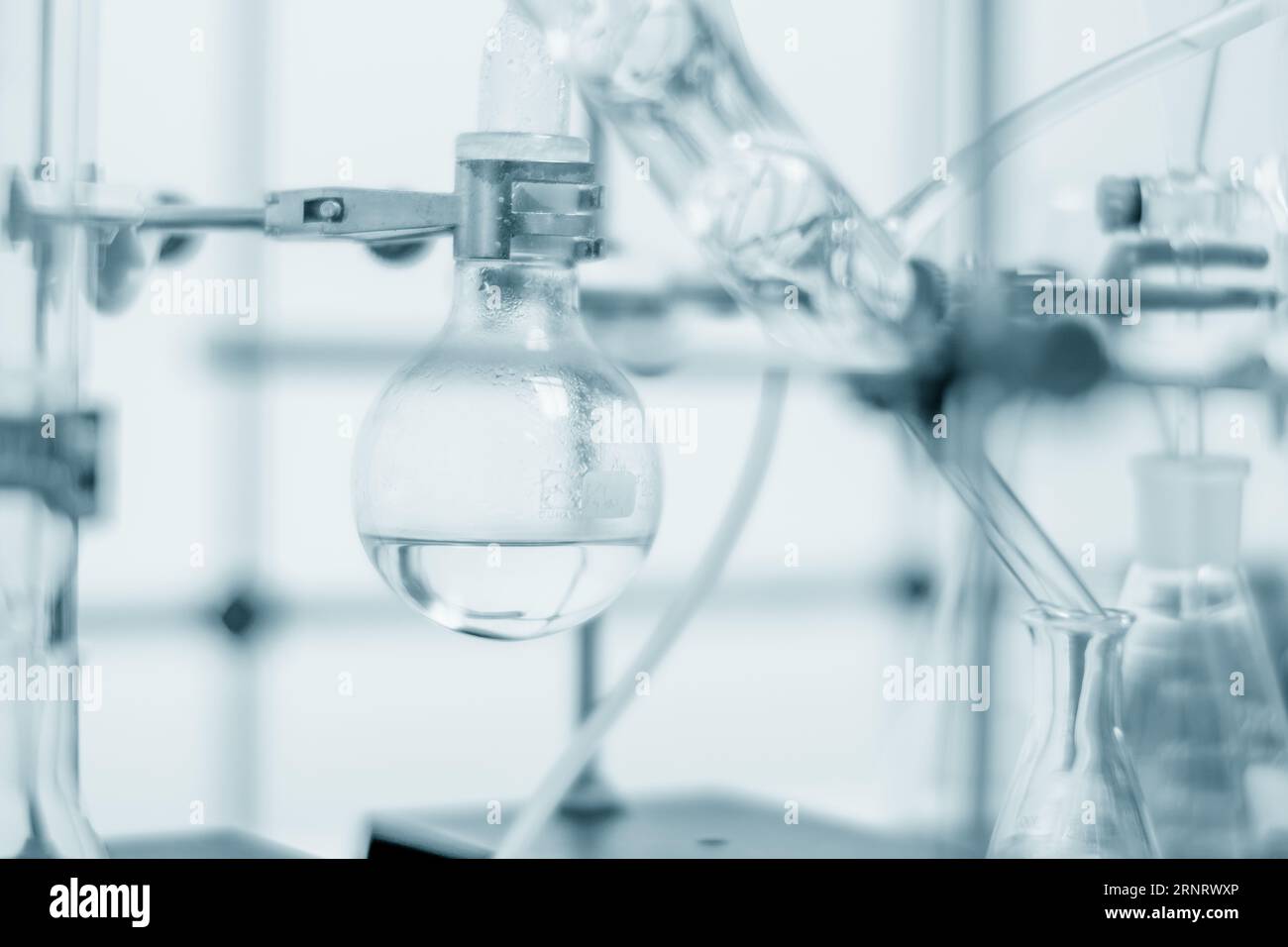 Rearrangement Reaction: A reaction in which the atoms within a molecule are rearranged to form a different structural isomer. Stock Photo