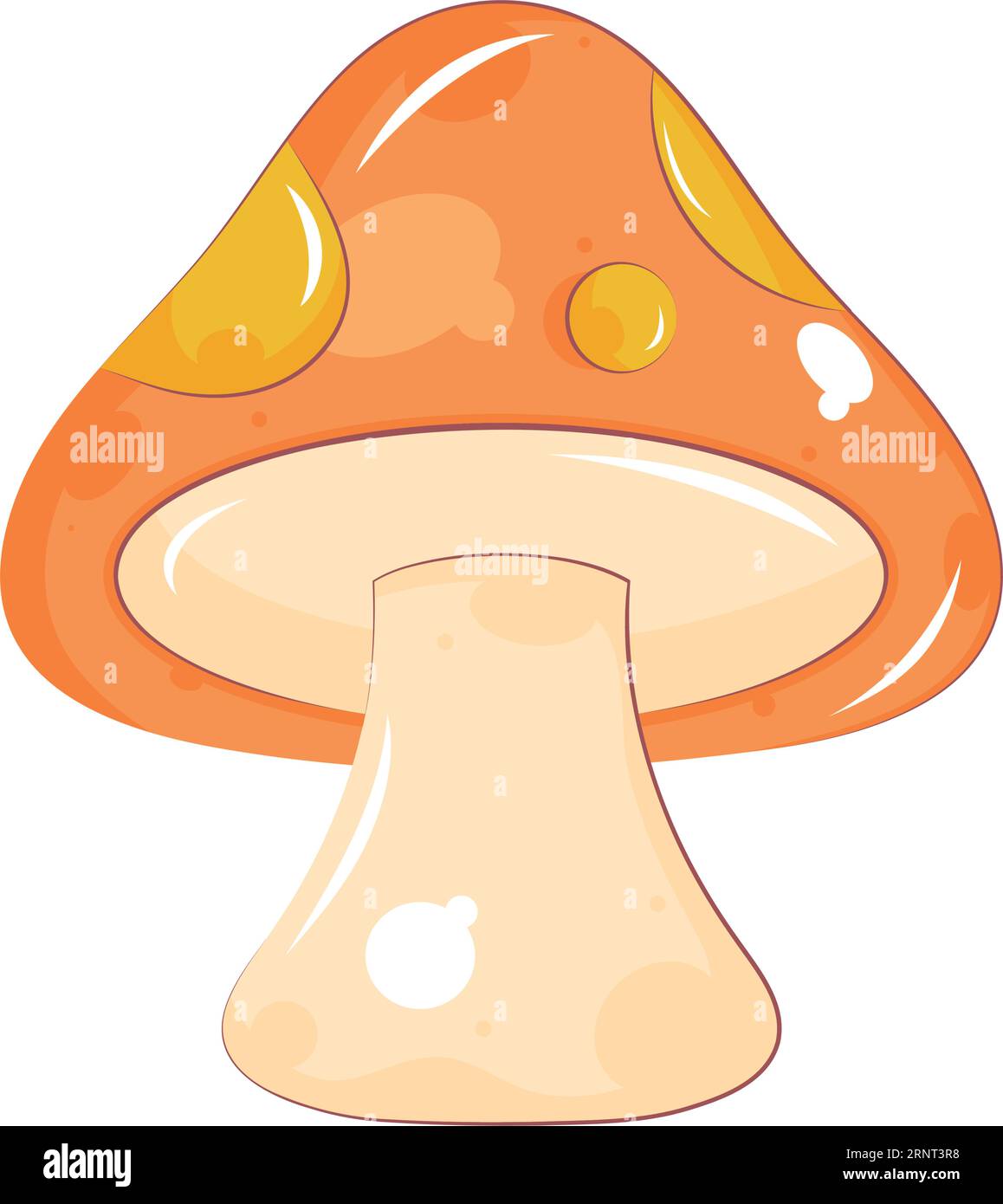 autumn mushroom illustration vector isolated Stock Vector Image & Art ...