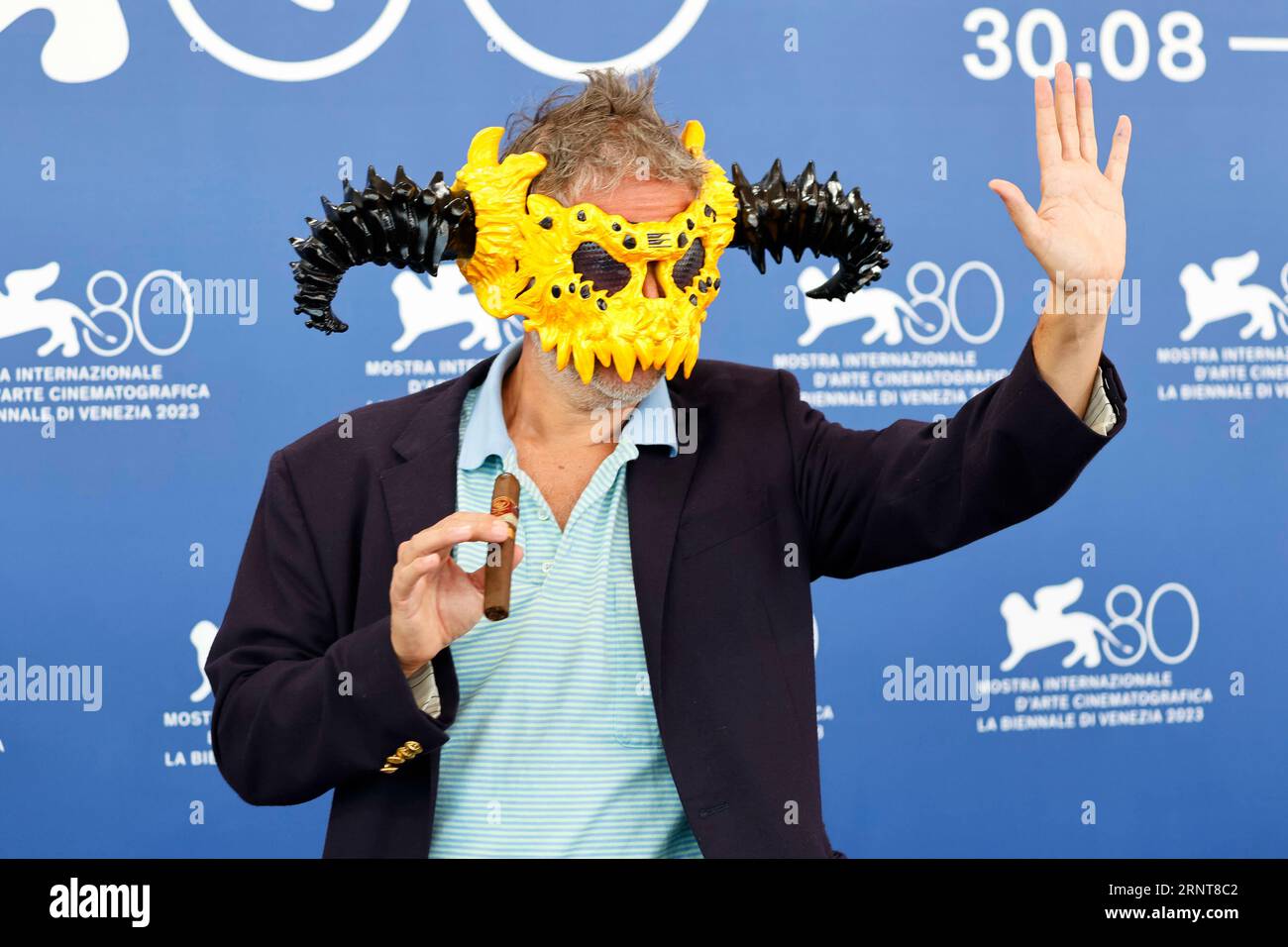 Harmony Korine poses at the photocall of 'Aggro Dr1ft' during the 80th ...