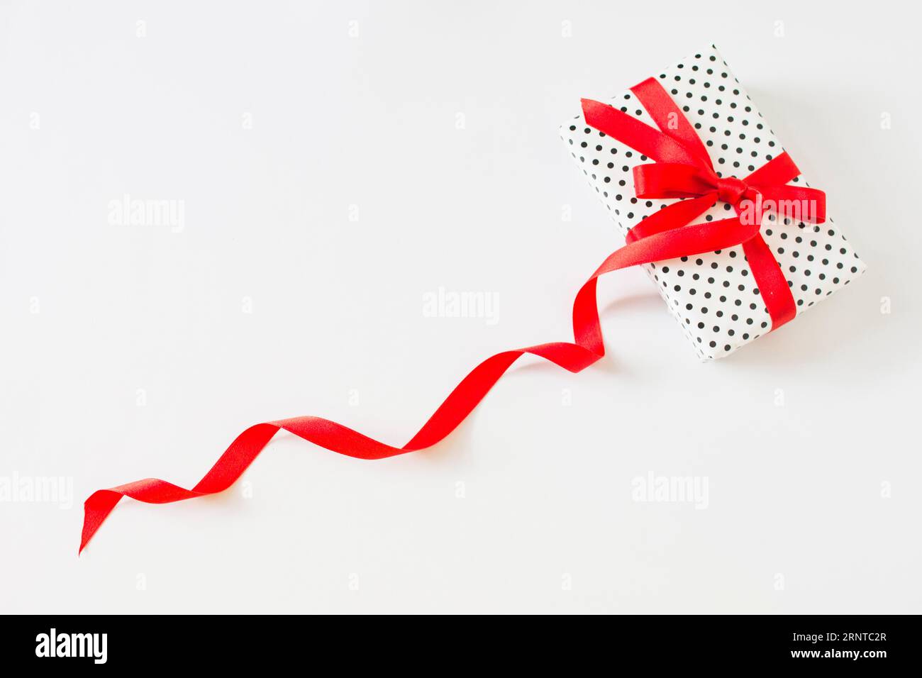 Red Wrapped Rippon Red satin plain hi-res stock photography and images - Alamy