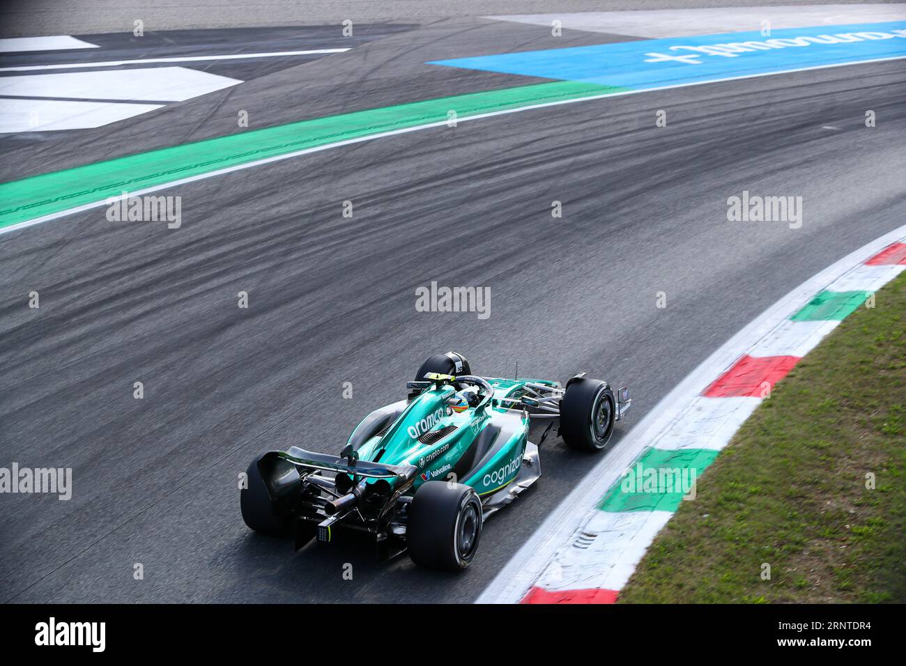 Fernando Alonso (SPA) Aston Martin F1 Team AMR23 during Qualify on ...