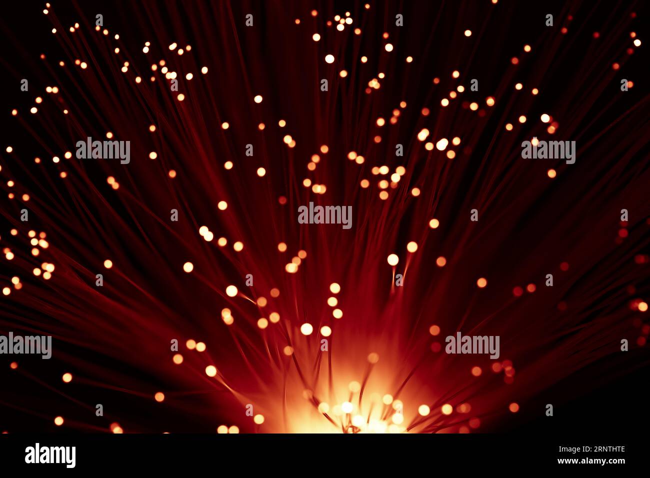 Abstract sunny red optic lights Stock Photo