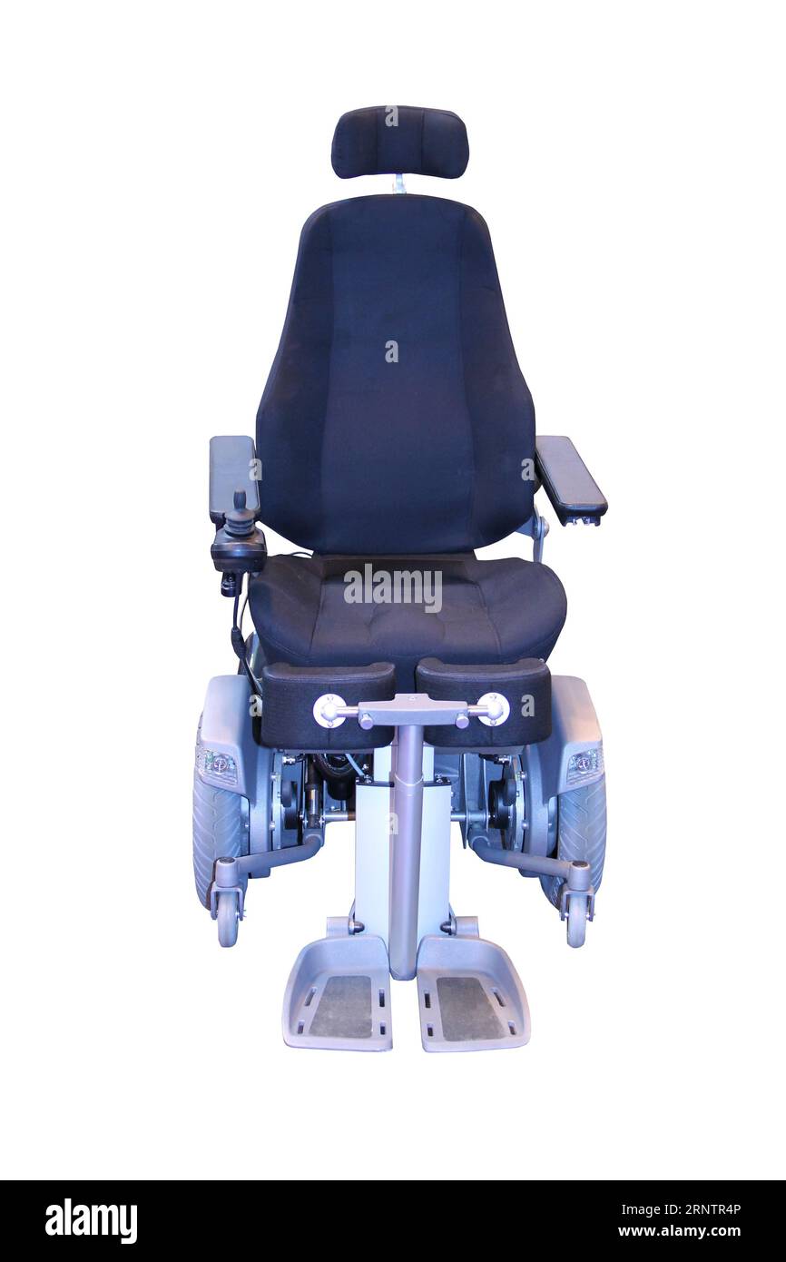 An Electric Wheelchair for use by a Disabled Person Stock Photo Alamy