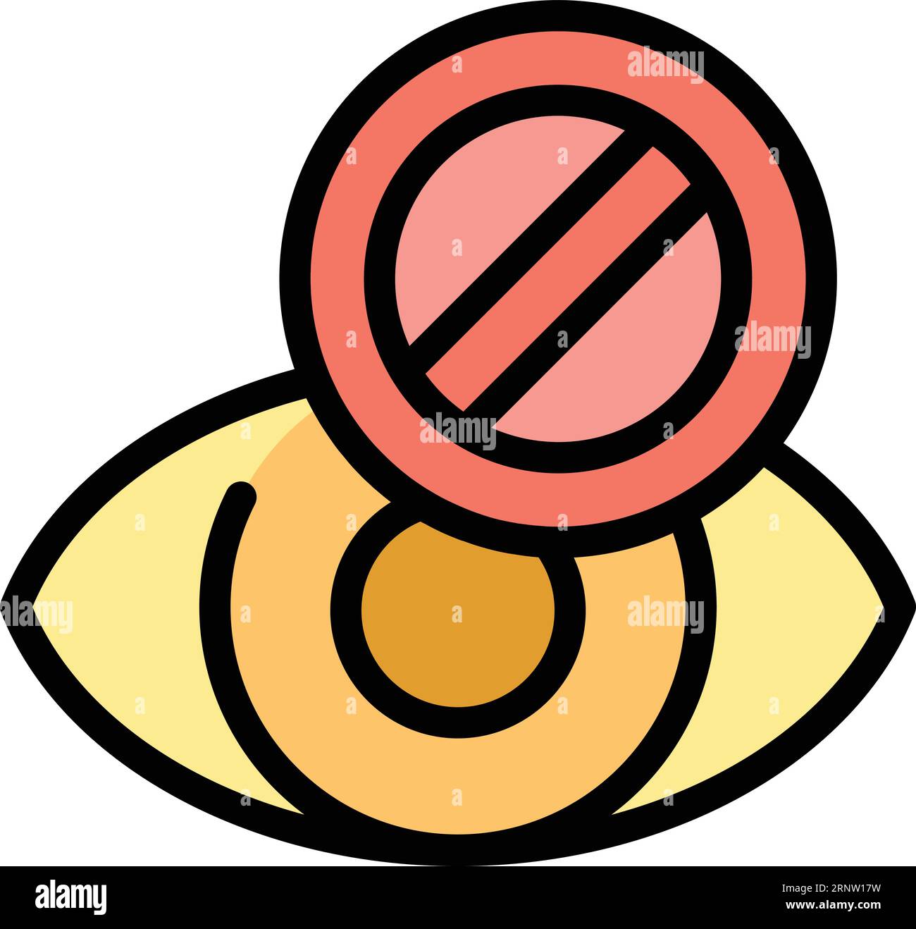 Eye care icon outline vector. Classroom learning. School education